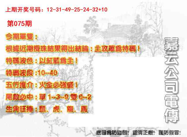 075期嘉云公司电传[图]